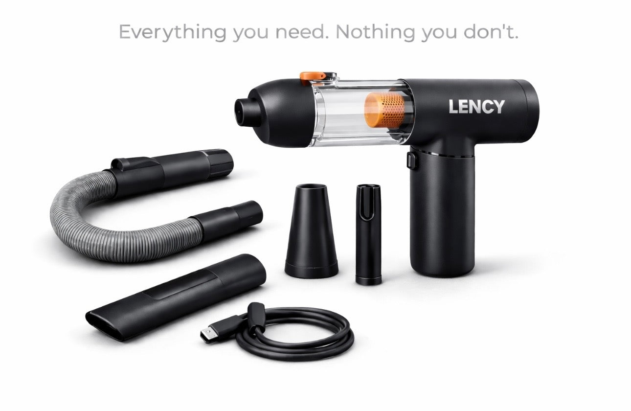 LENCY™ Pro Detail Handheld Vacuum